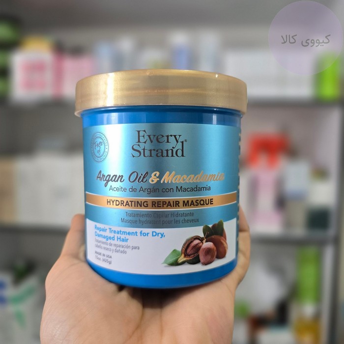 Strand Mask ماسک مو روغن آرگان و ماکادامیا اوری استرند Every Strand آبرسان ...