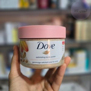اسکراب بدن جو دوسر و روغن کلاندولا داو Dove مدل colloidal oatmeal and calendula oil