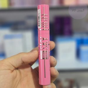تصویو اختصاصی ریمل صورتی اسکای های میبلین Maybelline بلند کننده و حجم دهنده pink air